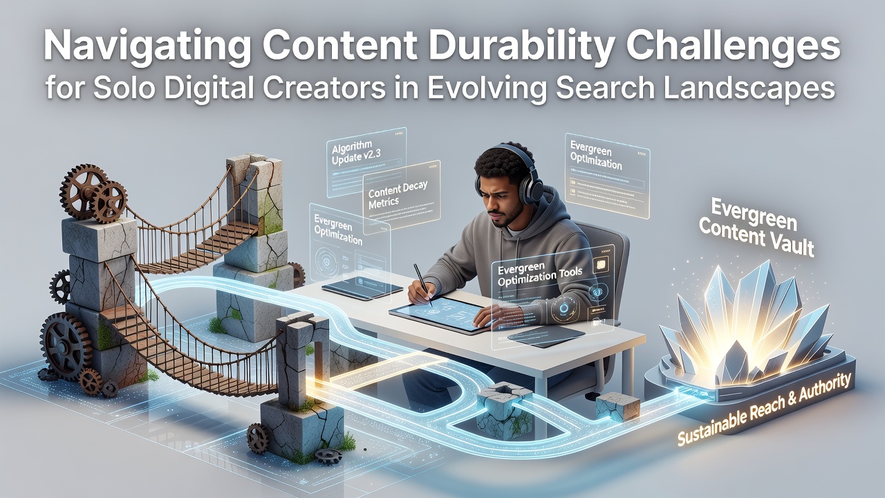 Navigating Content Durability Challenges for Solo Digital Creators in Evolving Search Landscapes