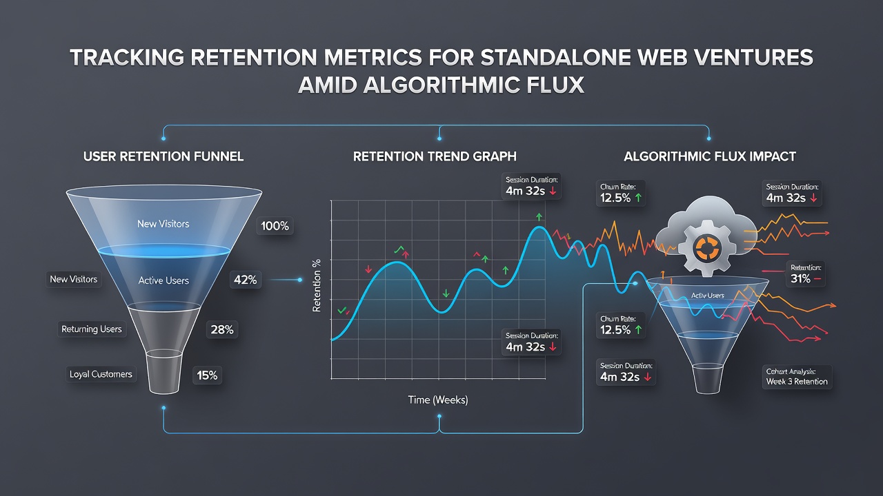 Tracking Retention Metrics for Standalone Web Ventures Amid Algorithmic Flux